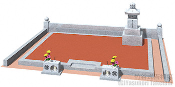 二重枠「吉相墓」