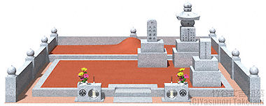 二重枠・ギボシ・後墳墓「吉相墓」